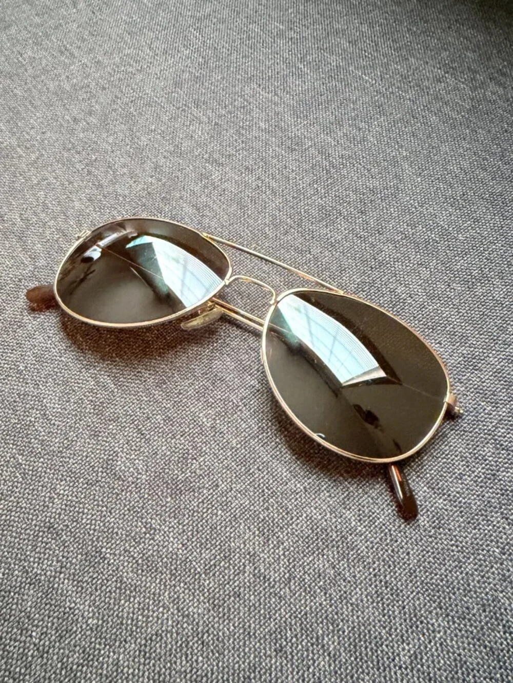 Classic Gold Aviator Sunglasses